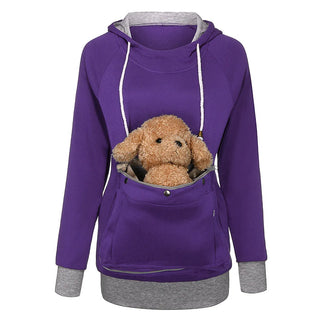 Cat Lovers Sweatshirt women Hoodies Kangaroo Dog Pet Paw Pullovers Cuddle Pouch Sweatshirt Pocket Animal Ear Hooded Dropshipping Alodia Store