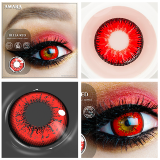 AMARA 2pcsCosplay Anime Eyes Lenses for Eyes AYY Series Makeup Sharingan Beauty Contact Lenses Eye Cosmetic Color Lens Eyes Alodia Store