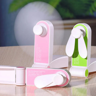 Usb Mini Fold Fan Electric Portable Hold Small vintilador Alodia Store
