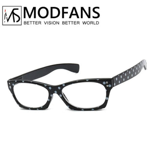 Women Reading Glasses Fashion Dot Design Cat Eye High Quanlity Resin Vintage Eyeglasses Presbyopic Glass Diopter 1 1.5 2 2.5 3 Alodia Store