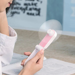Usb Mini Fold Fan Electric Portable Hold Small vintilador Alodia Store