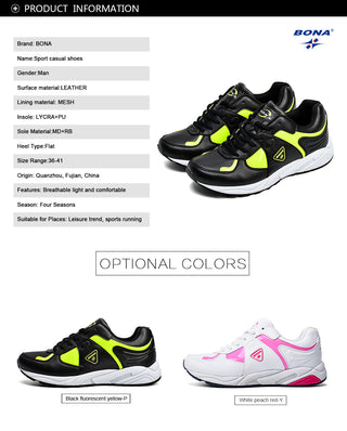 BONA New Popular Style Women Running Shoes Synthetic Lace alodia store