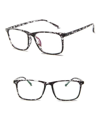 Chic Eyeglasses Retro Transparent Glasses Clear Fashion Eyeglasses Fake Optical Eye Glasses Frames Myopia Glass Spectacles HA-70 Alodia Store