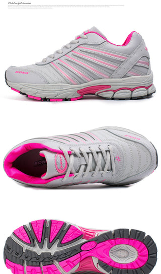 BONA New Basic Style Women Running Shoes Lace Up Sport alodia store