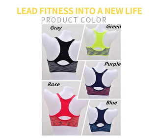 Women Sports Bras Fitness Sports Bra Tops Shockproof Shapes Quick Dry Running Gym Adjustable Underwear push up Yoga Bra Top Alodia Store