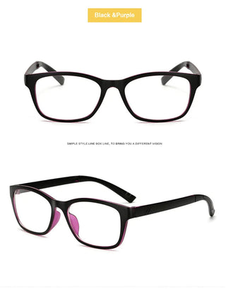 Fashion Womens Clear Lens Black Square Eye Glasses Eyeglasses Frame For Men Masculino Glass Transparent Alodia Store