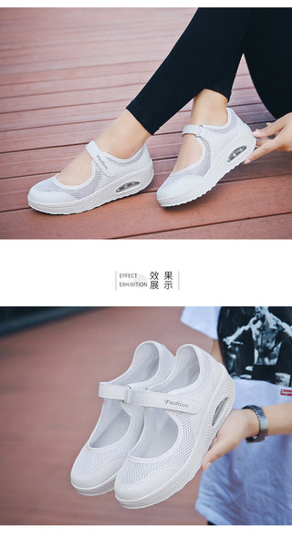 STRONGSHEN Women Flat Platform Shoes Summer Fashion alodia store