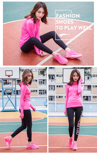 Woman Running Shoes For Women Nice Athletic Trainers Blue Air Cushion Sport alodia store