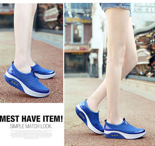 Women Casual Shoes Soft Bottom Walking Shoes Woman Air Mesh alodia store