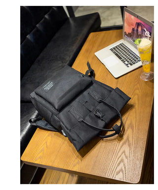 Women External USB Charge Backpack Nylon Rucksack ALODIA STORE