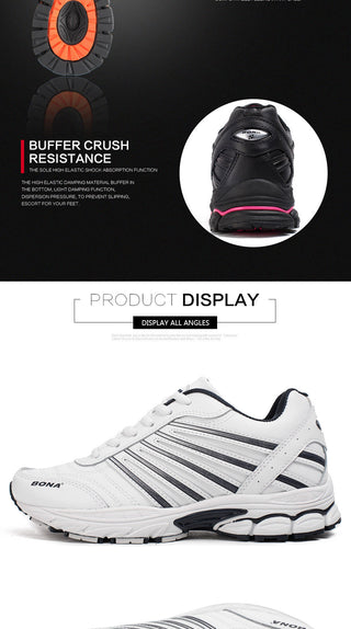 BONA New Basic Style Women Running Shoes Lace Up Sport alodia store