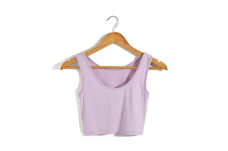 Summer Women Sexy Crop Tops Slim Short Women Sleeveless U Croptops Ladies Tank Tops Female Crop Tops Tube Vest 7 Colours alodia store