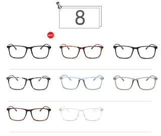 Chic Eyeglasses Retro Transparent Glasses Clear Fashion Eyeglasses Fake Optical Eye Glasses Frames Myopia Glass Spectacles HA-70 Alodia Store