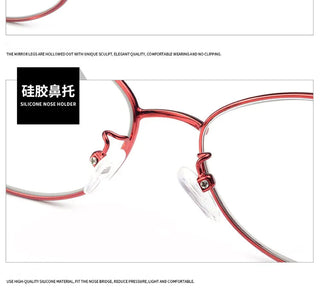 BCLEAR High Quality Popular Women Eyeglasses Full Frame Eye Glass Female Optical Glasses Frames Colorful Fashion Spectacle Frame Alodia Store
