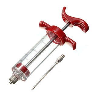 3 Needles 30ML kitchen syringes Stainless steel needles injector of meat kitchen tool meat pounder Poultry Turkey Meat Injectors Alodia Store