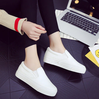 Women Sneakers Leather Shoes Sneakers Female New Fashion alodia store