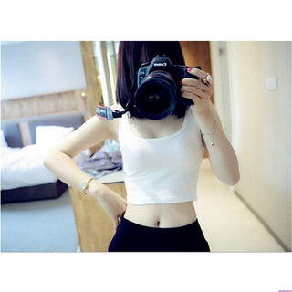 White Crop Tops Vest Tube Top 8Color alodia store
