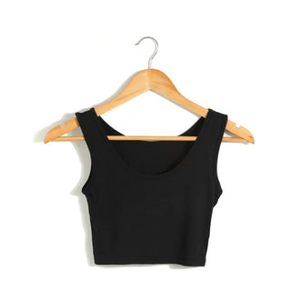 Summer Women Sexy Crop Tops Slim Short Women Sleeveless U Croptops Ladies Tank Tops Female Crop Tops Tube Vest 7 Colours alodia store