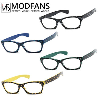 Women Reading Glasses Fashion Dot Design Cat Eye High Quanlity Resin Vintage Eyeglasses Presbyopic Glass Diopter 1 1.5 2 2.5 3 Alodia Store