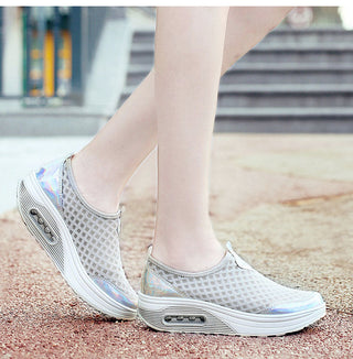 Women Casual Shoes Soft Bottom Walking Shoes Woman Air Mesh alodia store