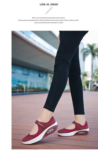 STRONGSHEN Women Flat Platform Shoes Summer Fashion alodia store