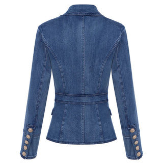 HIGH QUALITY New Fashion 2023 Designer Blazer Women's Metal Alodia Store