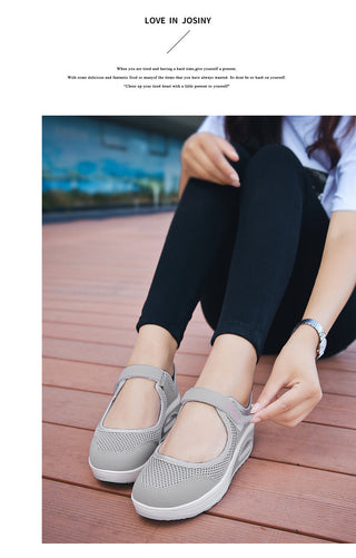 STRONGSHEN Women Flat Platform Shoes Summer Fashion alodia store