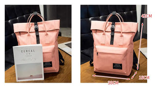 Women External USB Charge Backpack Nylon Rucksack ALODIA STORE