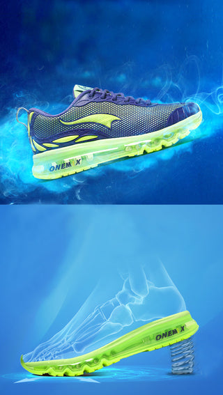 Woman Running Shoes For Women Nice Athletic Trainers Blue Air Cushion Sport alodia store