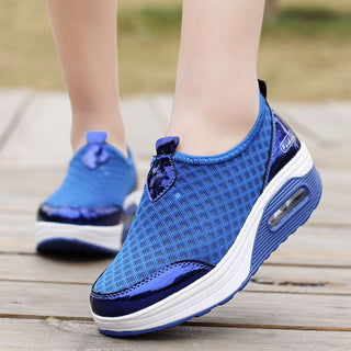 Women Casual Shoes Soft Bottom Walking Shoes Woman Air Mesh alodia store