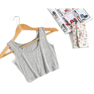 White Crop Tops Vest Tube Top 8Color alodia store