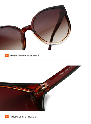 LongKeeper Sunglasses Cat Eye Women Men Sun Glasses ALODIA STORE