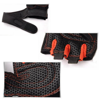 Gym Gloves Heavyweight Sports Exercise Weight Lifting Gloves Half Finger Body Building Training Sport Workout Gloves for Unisex Alodia Store