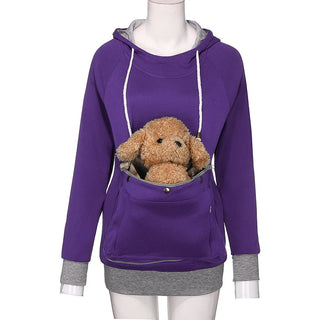 Cat Lovers Sweatshirt women Hoodies Kangaroo Dog Pet Paw Pullovers Cuddle Pouch Sweatshirt Pocket Animal Ear Hooded Dropshipping Alodia Store
