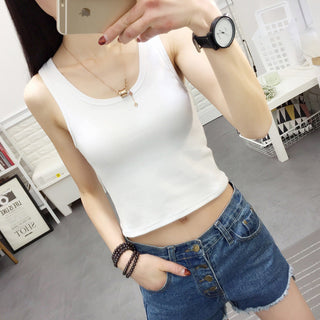 White Crop Tops Vest Tube Top 8Color alodia store