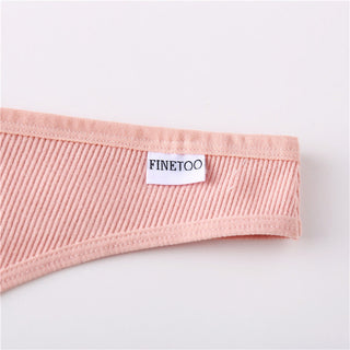 3Pcs/Set Women Cotton Thongs Panties Sexy Low Waist G-String Briefs Ladies lringerie. ALODIA STORE