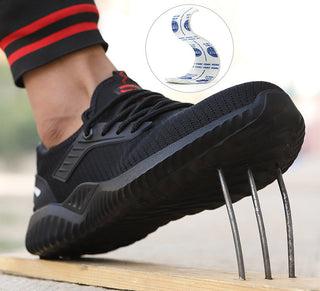 Work Shoes Fashion for Men Women Sneaker Ultralight Mesh shoes Plus size 37-48 JOY-179 alodia store