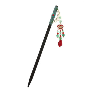 Vintage Hair Stick Pick Natural Wooden Sandalwood Chinese Style Chopsticks Ethnic Hair Pin Women Hairpins Jewelry Accessories Alodia Store