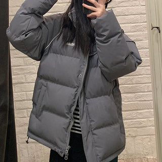 soft and thick leisure stand-up collar women's jacket Alodia Store