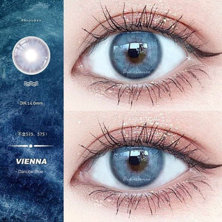 Bio-essence 1 Pair Colored Contact Lenses for Eyes Russian Girl Blue Lenses Monet Green Eye Lenses Big Eye Fashion Lenses Alodia Store