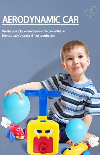 Balloon Launcher Car Toy Set Children's Balloon Launcher Toy Force Car Balloon Launcher Toys Kid's Preschool Educational Gifts Alodia Store