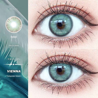 Bio-essence 1 Pair Colored Contact Lenses for Eyes Russian Girl Blue Lenses Monet Green Eye Lenses Big Eye Fashion Lenses Alodia Store