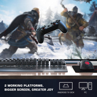 GameT3 Wireless Gamepad Game Controller PC Joystick for Android TV Box Desktop & Computer Laptop ALODIA STORE