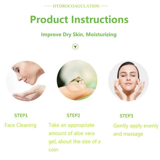 220ML Aloe Vera Gel Natural Face Creams Moisturizer Acne Treatment Cream Sun Repair Cream Whitening Skin Care Smoothing Alodia Store