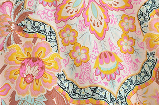 Vintage Peacock Floral Print Alodia Store