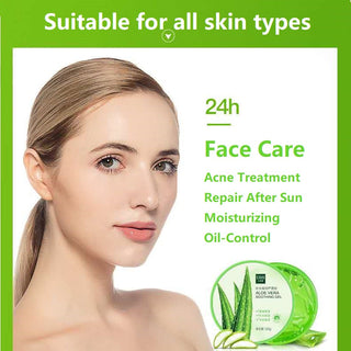 220ML Aloe Vera Gel Natural Face Creams Moisturizer Acne Treatment Cream Sun Repair Cream Whitening Skin Care Smoothing Alodia Store