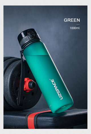 New 500/800/1000ml Sports Water Bottle BPA Free Portable Leak-proof Shaker bottel Alodia Store