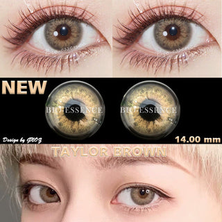Bio-essence 1 Pair Colored Contact Lenses for Eyes Russian Girl Blue Lenses Monet Green Eye Lenses Big Eye Fashion Lenses Alodia Store