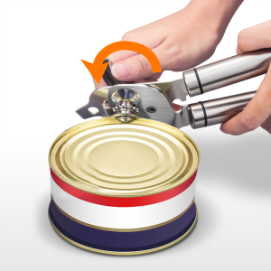 Can Opener Kitchen Accessories Gadget Sets Bottle Openers Stainless Steel Ergonomic Manual Kitchen Tools Free 2 Blades Alodia Store