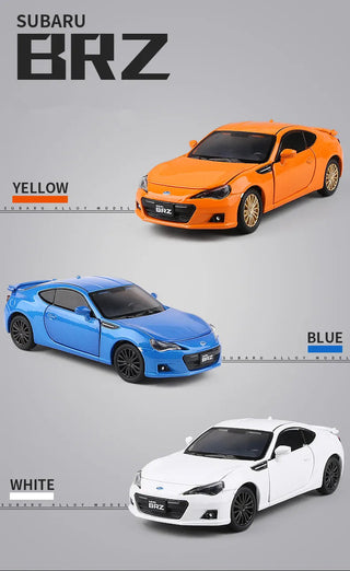 BRZ Alloy Sports Car Model Diecast Metal Simulation Toy Vehicles Car Model Sound Light Collection Childrens Toy Gift Alodia Store